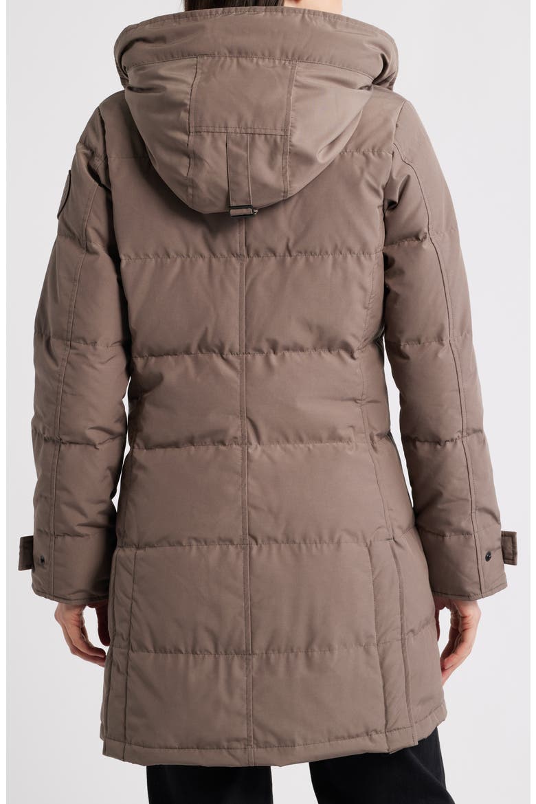 Shelburne Water Resistant 625 Fill Power Down Parka, Alternate, color, TAUPE GREY
