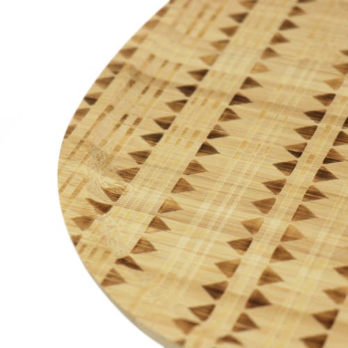 Gibson Home 13.5 Inch Sadler Wooden Serving Tray In Brown