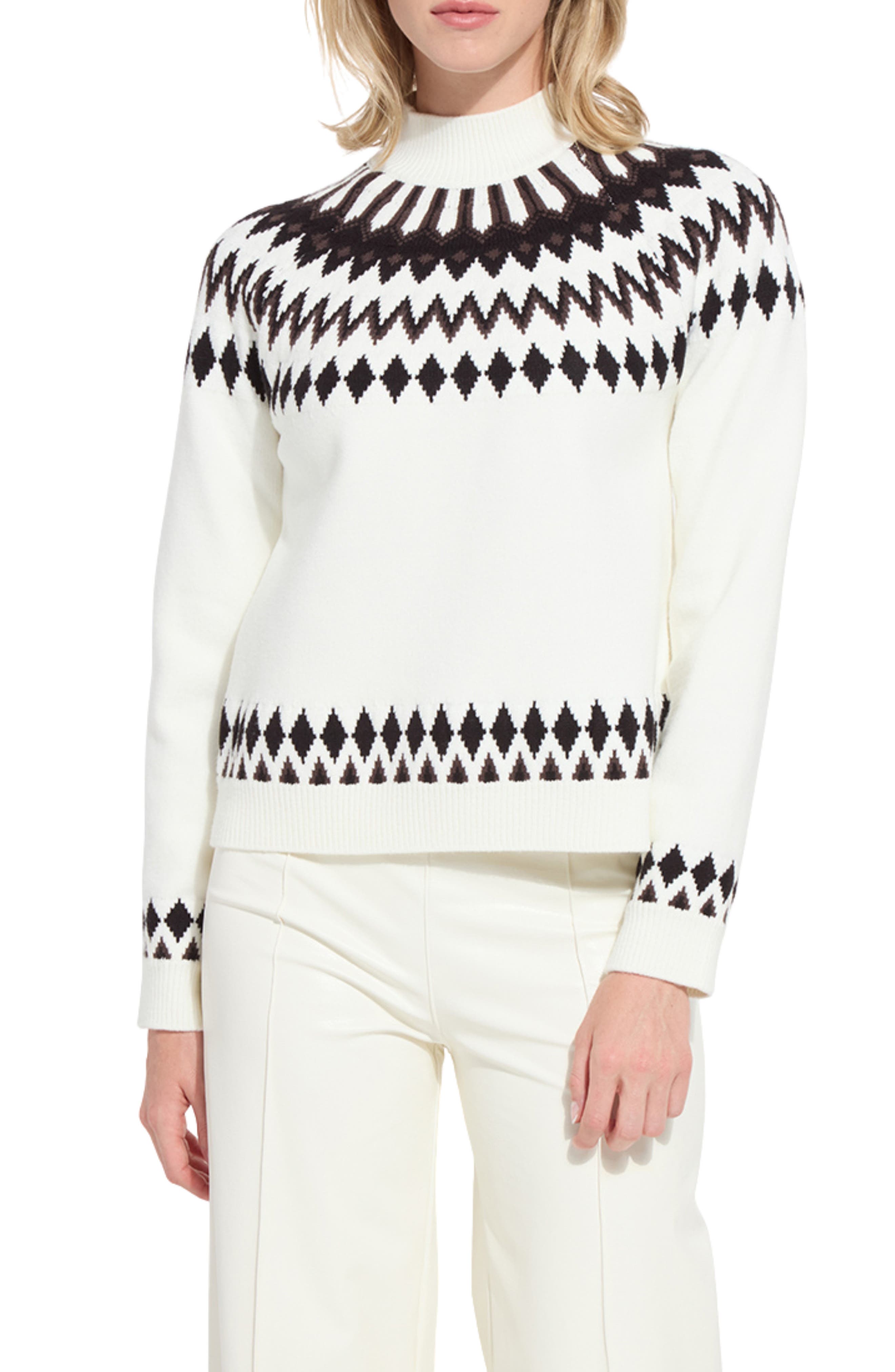 selected WINTER FAIR ISLE JACQUARD