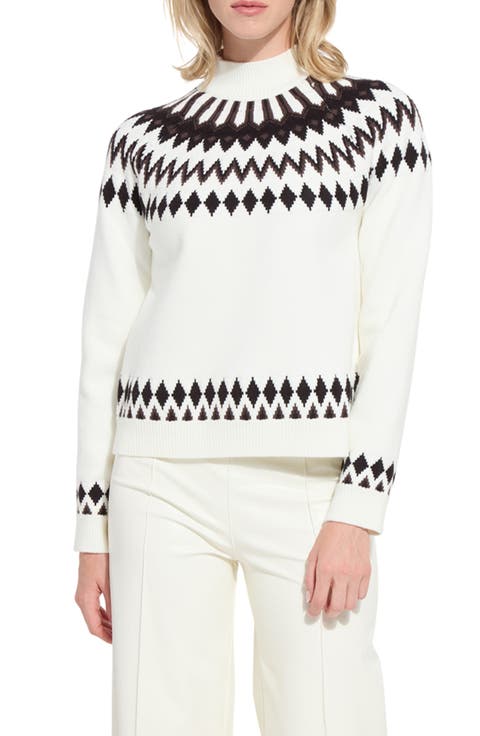 Solstice Fair Isle Funnel Neck Sweater