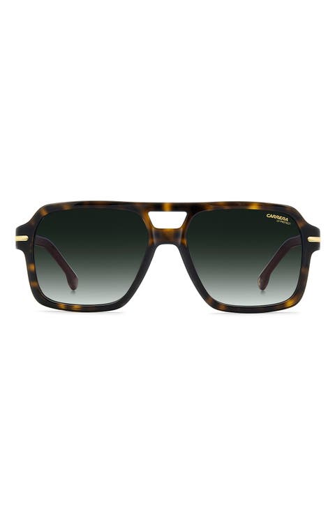 56mm Gradient Square Sunglasses