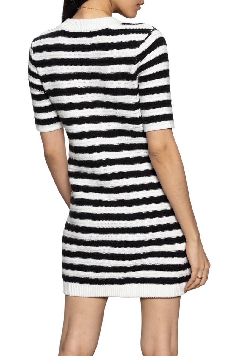 Sanctuary Stripe Knit Minidress, Alternate, color, 