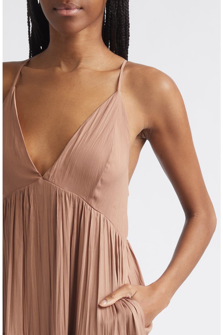 Lua Tiered Maxi Sundress, Alternate, color, HAZELNUT