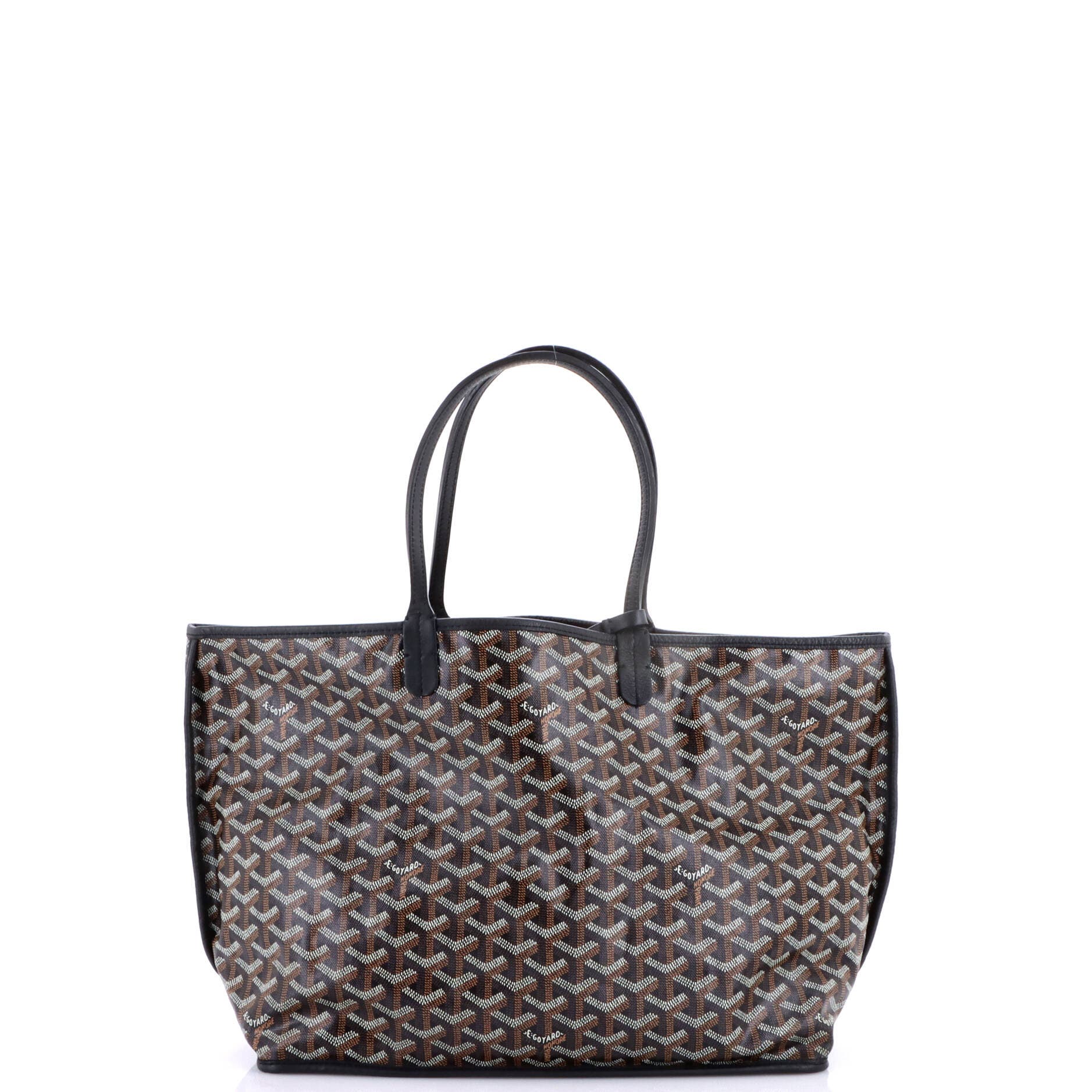 Anjou Reversible Tote Coated Canvas PM, Alternate, color, Black