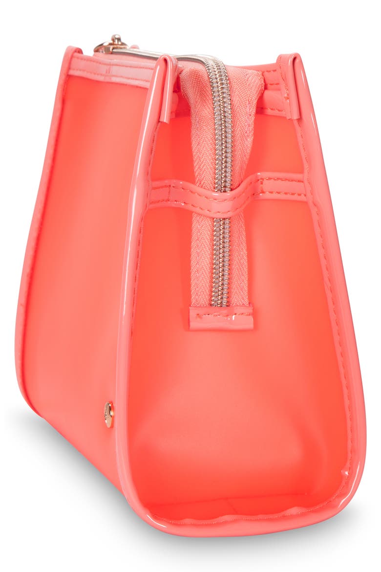 Medium Zip Cosmetic, Alternate, color, PINK
