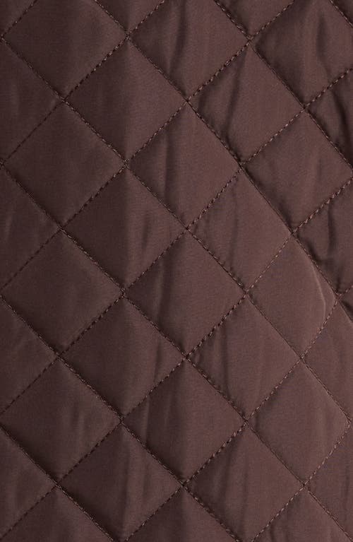 Jones New York Quilted Jacket In Brown