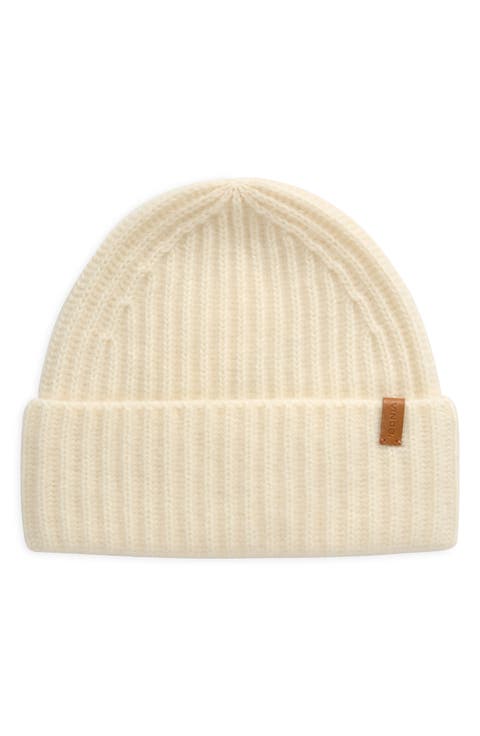 レディースウェア rurumu: usa-mimi knit cap white rurumu: usa-mimi knit cap white