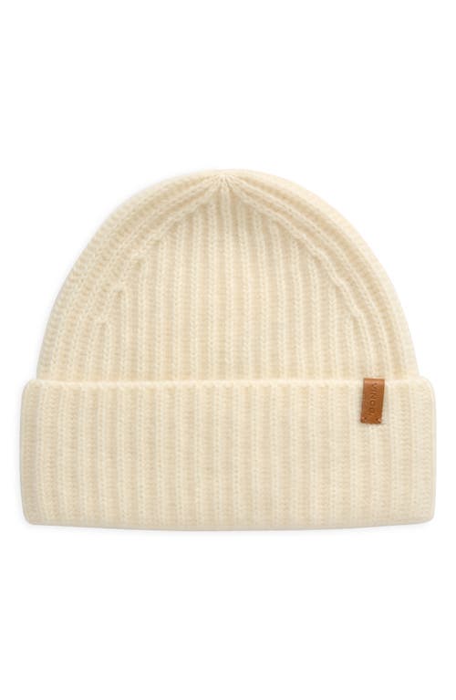 Vince Boiled Cashmere Chunky Rib Beanie In Neutral
