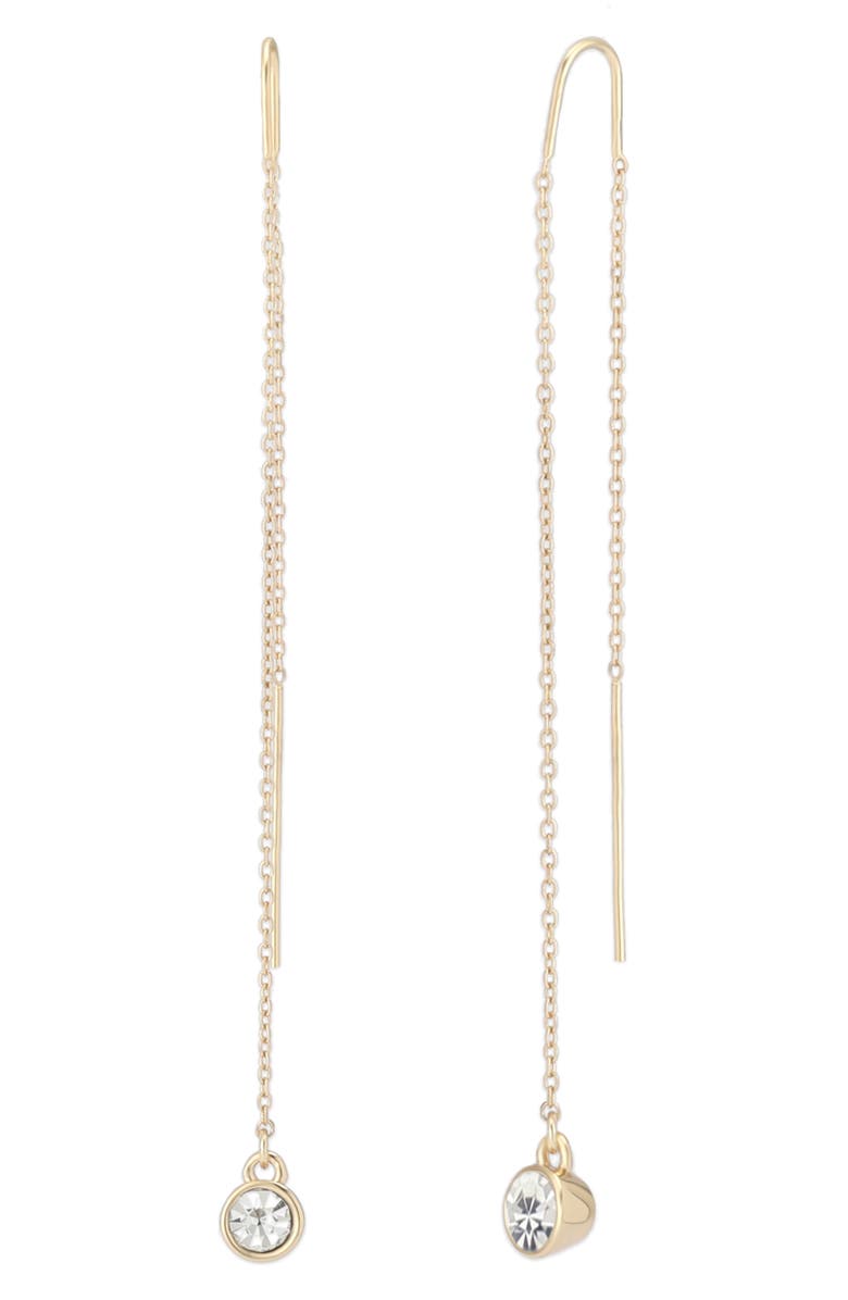 AllSaints Crystal Threader Earrings, Main, color,