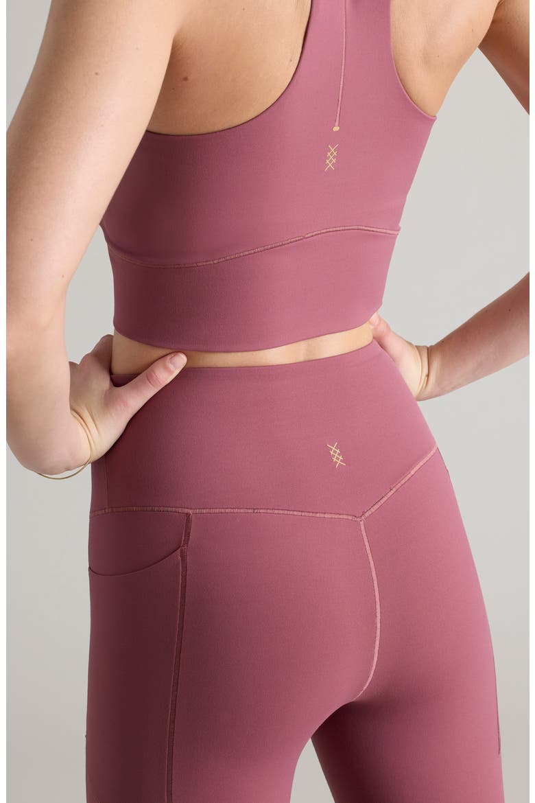 Revive Pockets 7/8 Leggings, Alternate, color, PLUM SHADOW