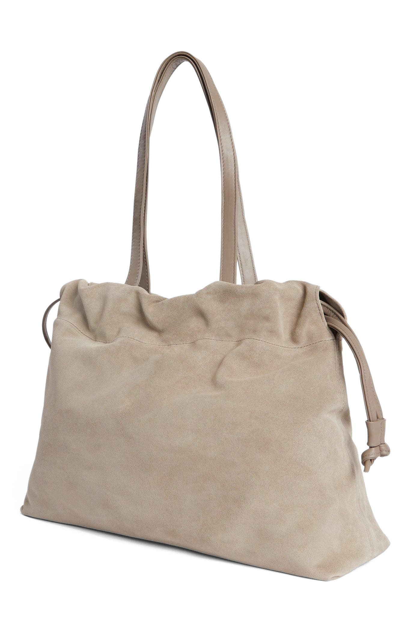 Asisi Large Suede Carryall Tote, Alternate, color, Clay Suede
