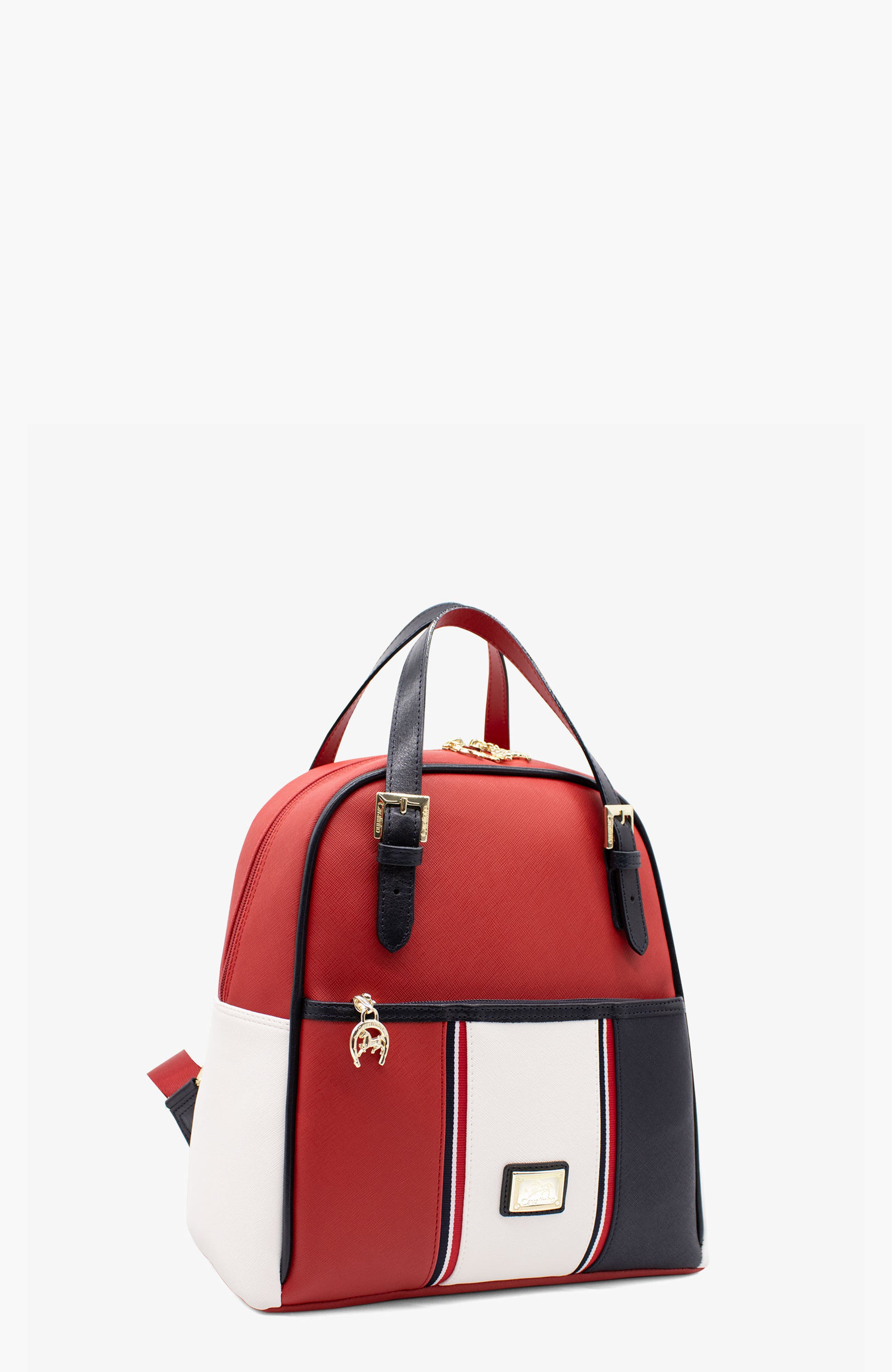 Nautical 519 Backpack, Alternate, color, Navy / White / Red