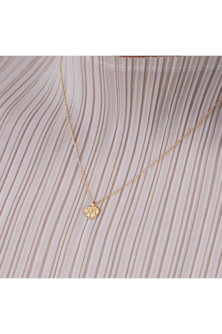14k Gold Plated Mama Heart Necklace Gift Idea, Alternate, color, Gold