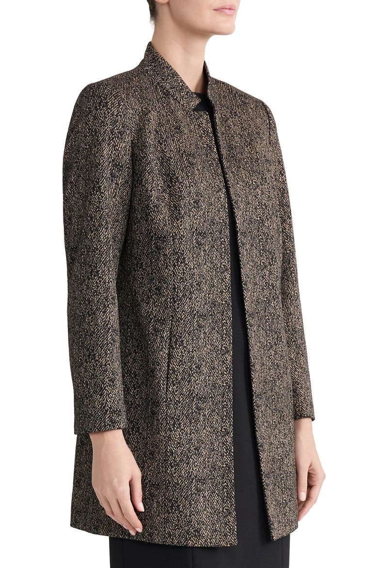 Stand Collar Topper, Alternate, color, BLACK/ CAMEL