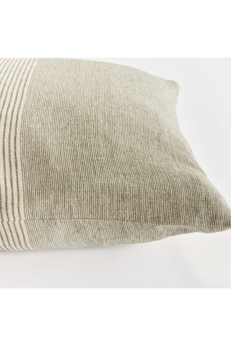 Otis Pinstripe Pillow 24", Alternate, color, Beige