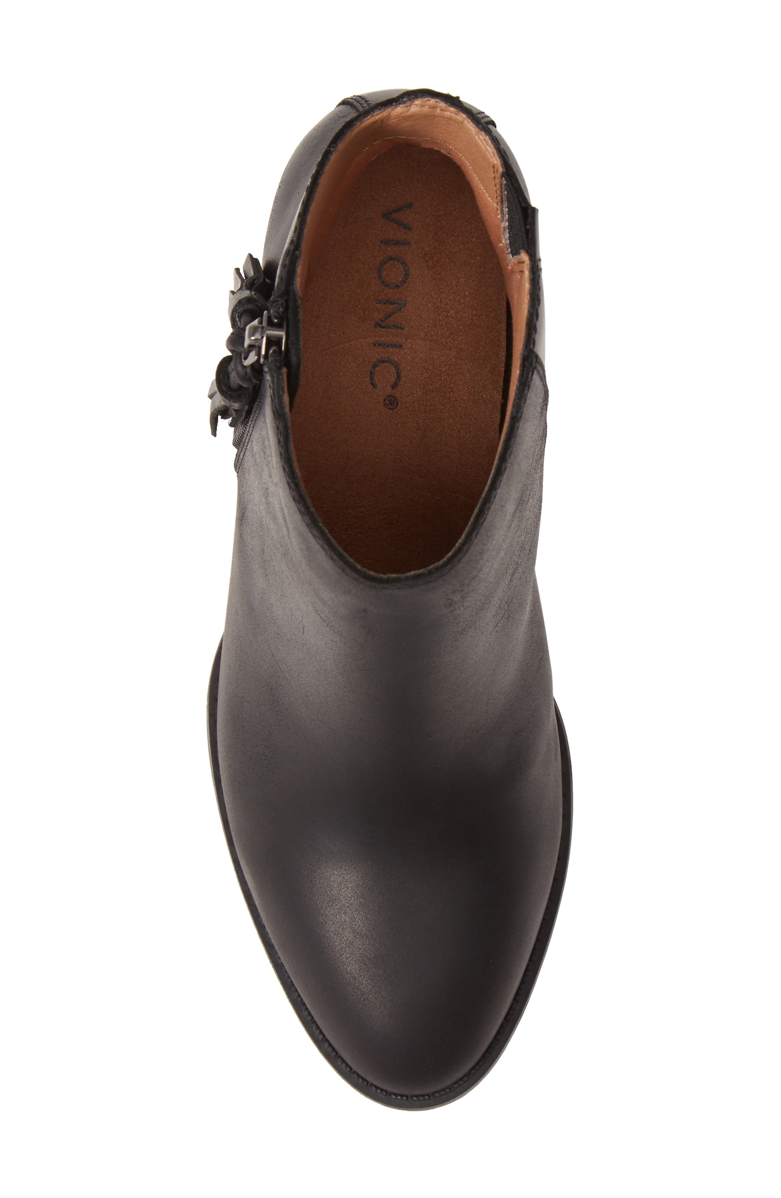 Madeline Bootie, Alternate, color, BLACK LEATHER