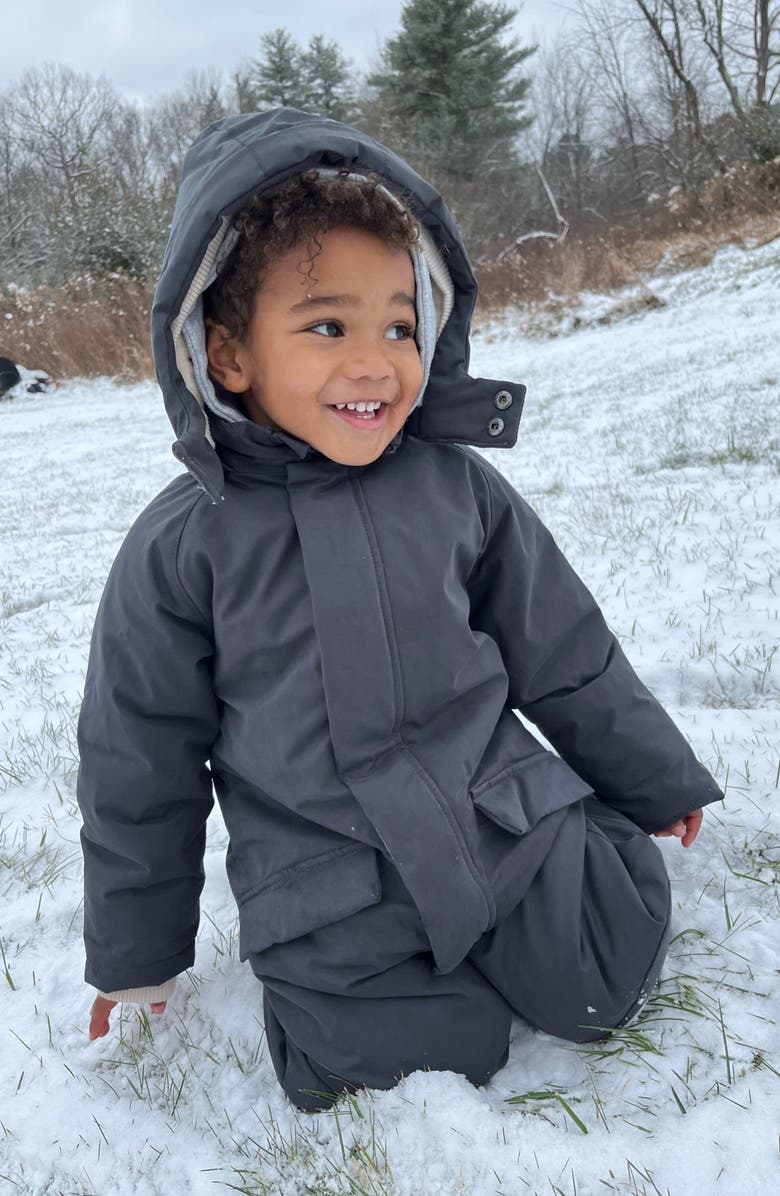 7 A.M. Enfant Grand Benji Snowsuit, Alternate, color, Smokey Grey