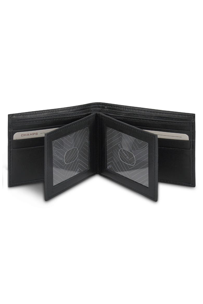 Classic Leather Bifold Wallet, Alternate, color, BLACK