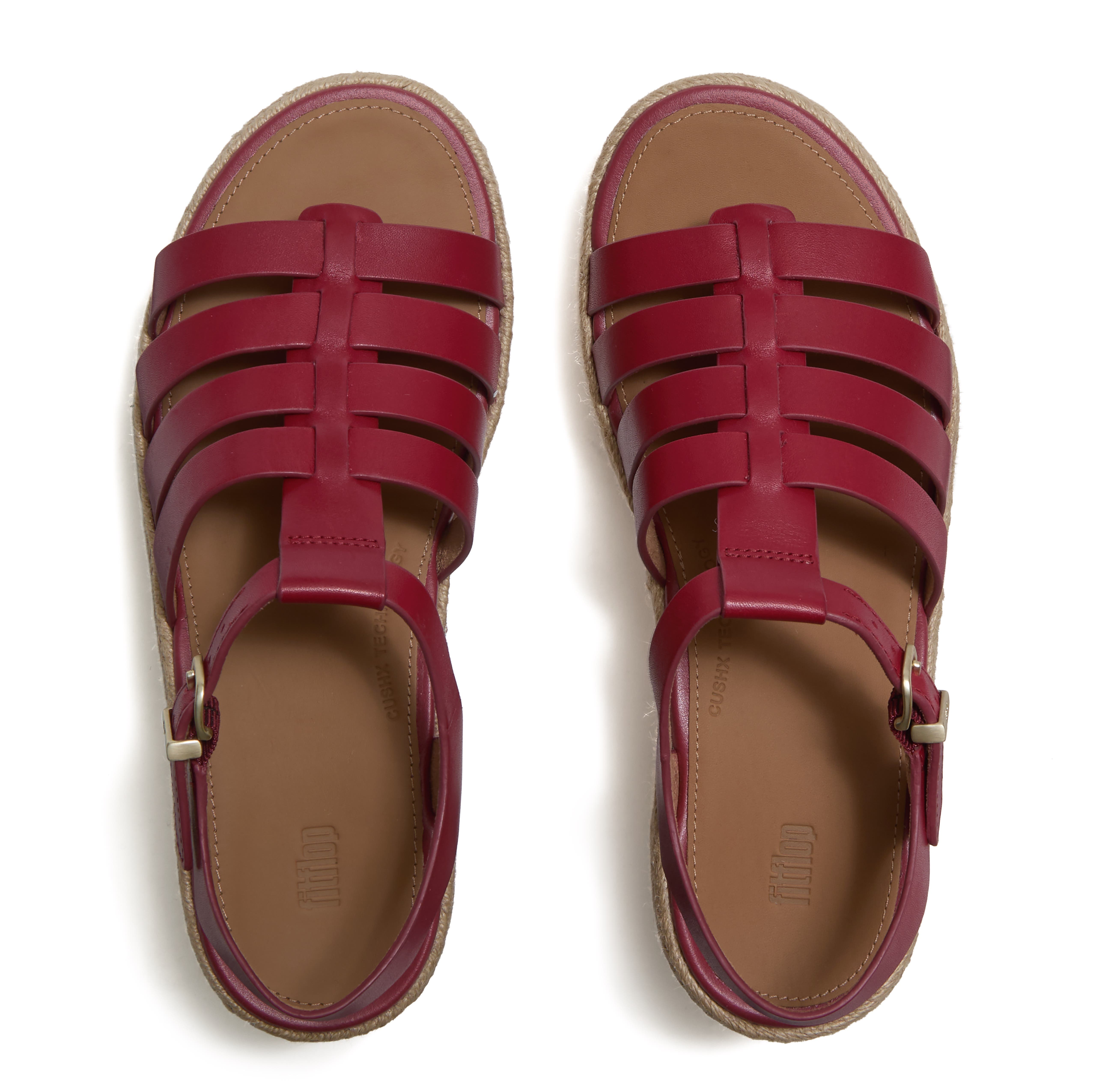 FitFlop Platfforms Espad. Fisherman S, Alternate, color, Burnt Berry