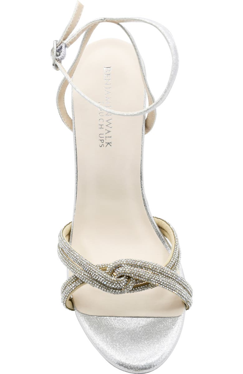 Touch Ups Miche Ankle Strap Sandal, Alternate, color, Silver