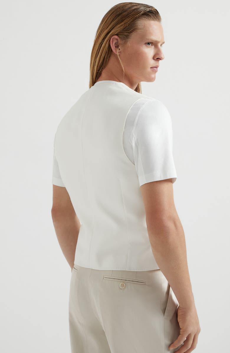 Brunello Cucinelli One-and-a-half-breasted waistcoat, Alternate, color,