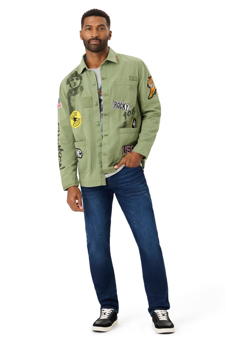 Philly Fighter Utility Jacket, Alternate, color, OLIVE