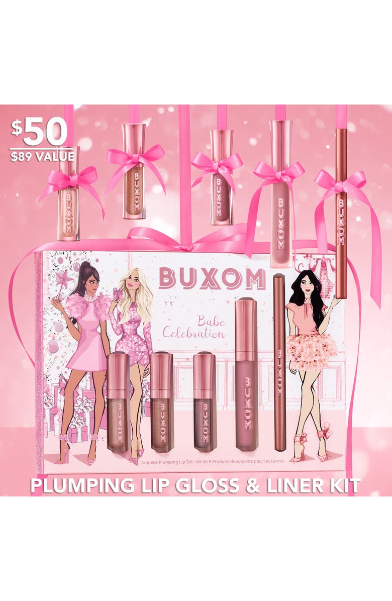 Buxom Babe Celebration Lip Gloss & Lip Liner Set $89 Value, Alternate, color, 