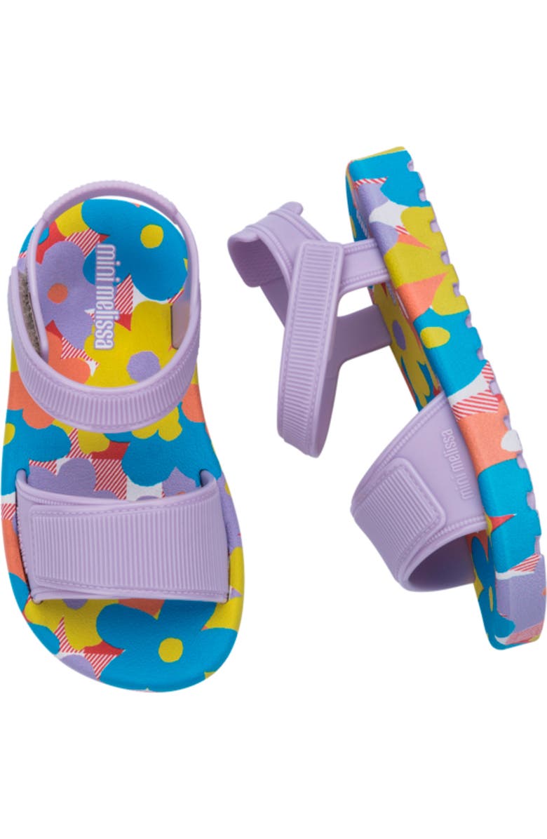 Mini Melissa Kids' Imagine Baby Sandal, Alternate, color, Lilac/ Blue