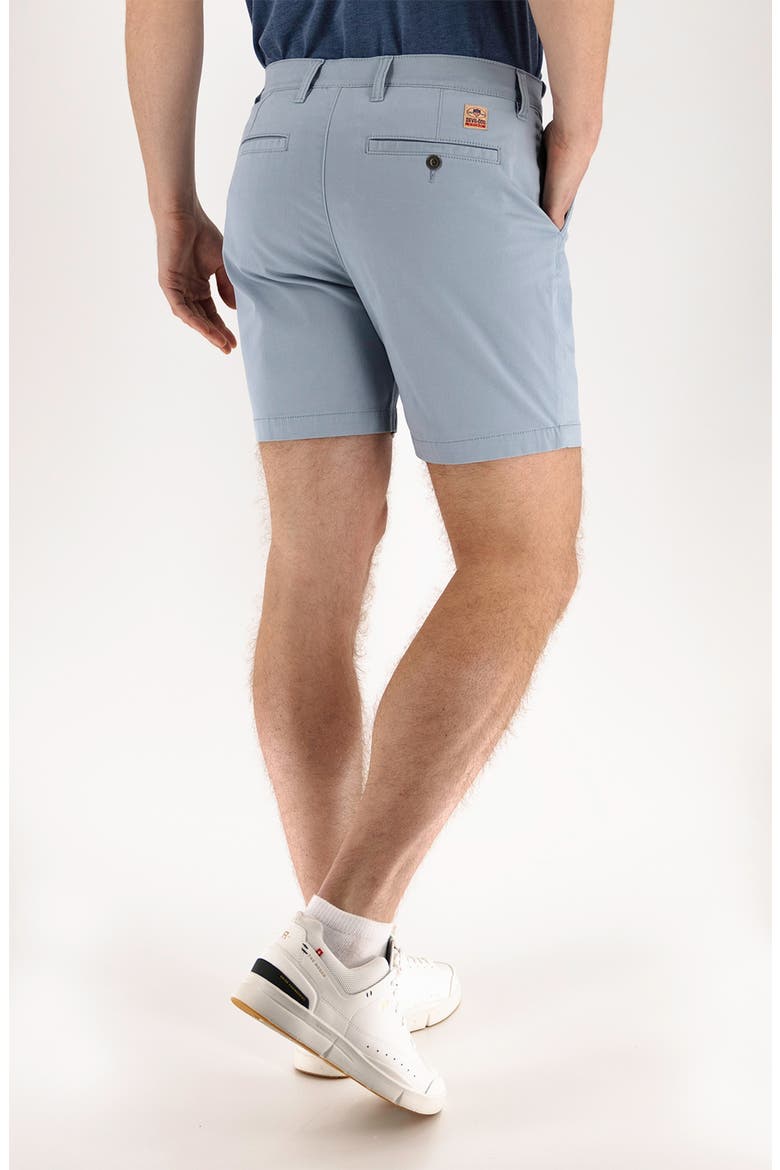 7-Inch Performance Stretch Chino Shorts, Alternate, color, DUSTY BLUE