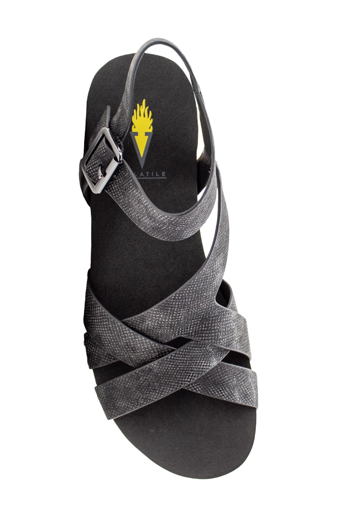 Volatile Sand Castle Water Resistant Sandal, Alternate, color, Black