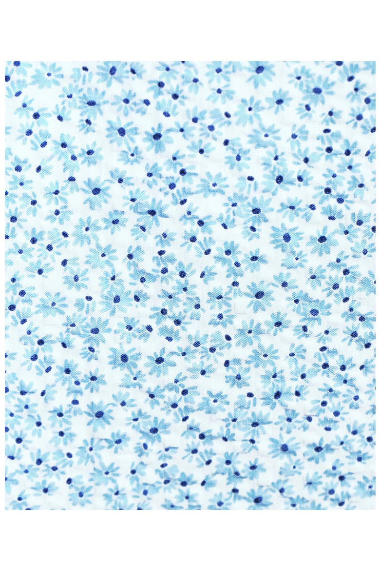 Short Sleeve Seersucker Shirt, Alternate, color, White/Pale Sky Daisy Ditsy