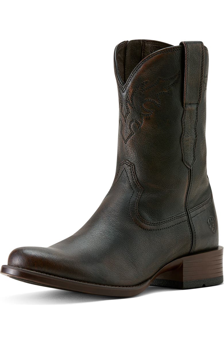 Ariat Sonoro Roper Toe Western Boot, Alternate, color, Chocolate Truffle