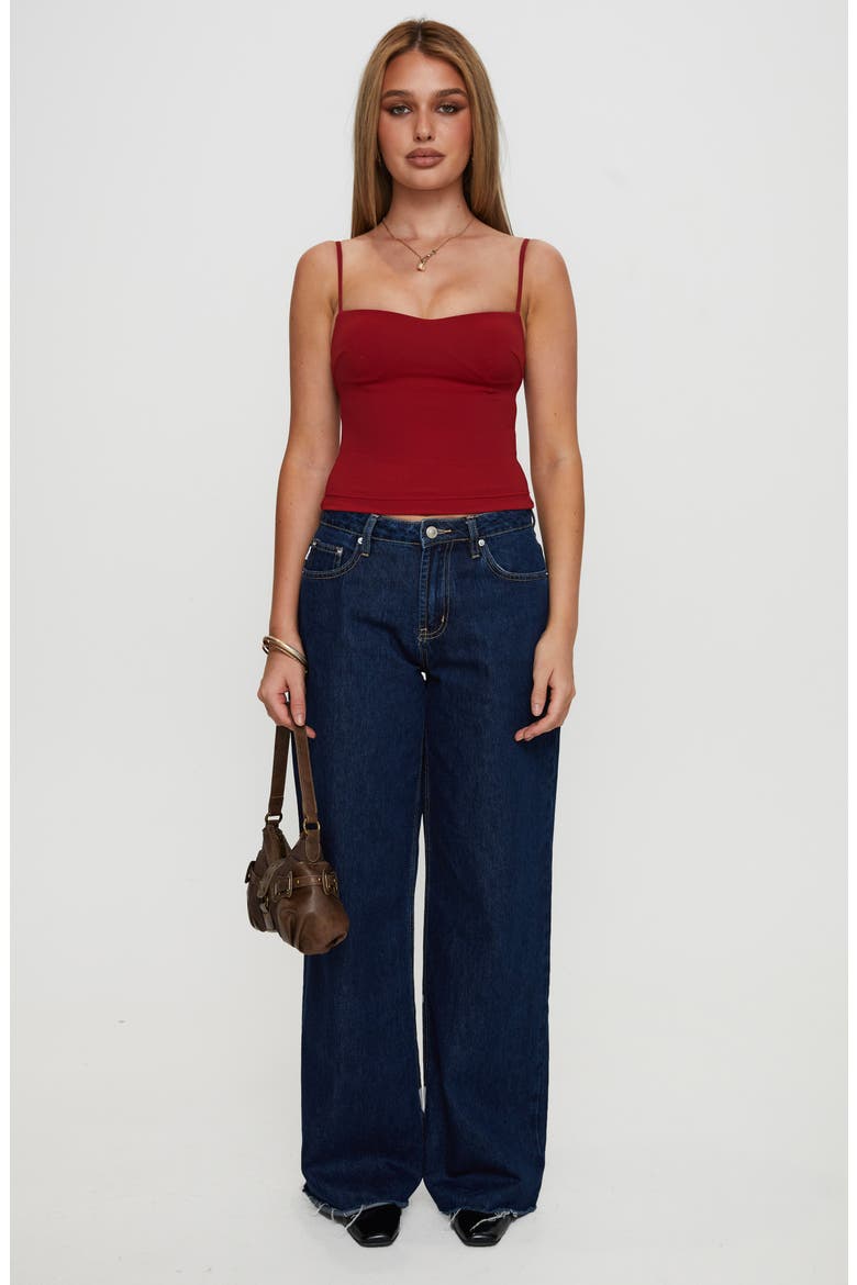 Evanda Camisole, Alternate, color, BURGUNDY