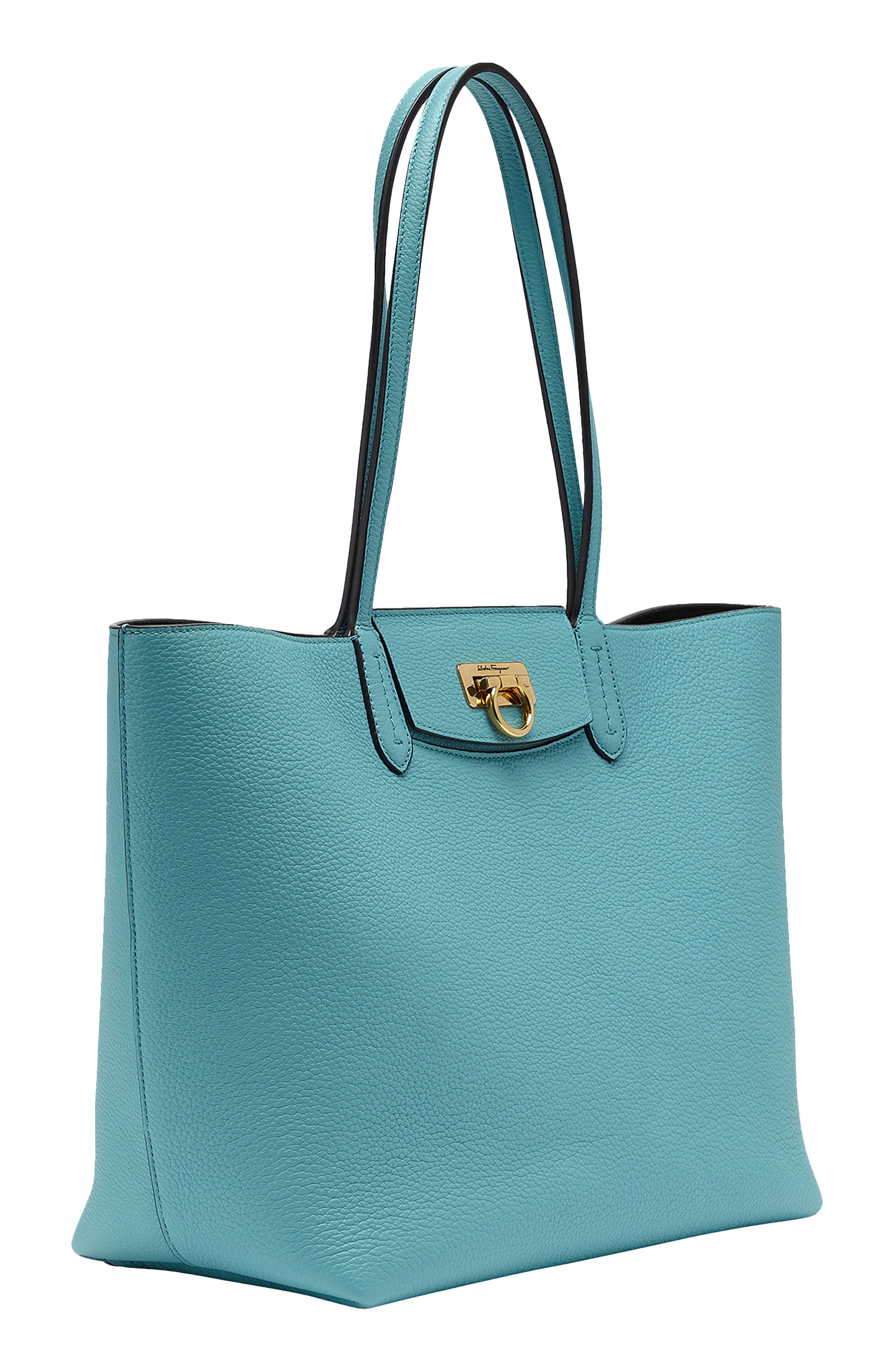 FERRAGAMO Salvatore Ferragamo Travel Leather Tote, Alternate, color, 