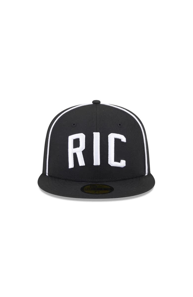 New Era Men's New Era Black Richmond Flying Squirrels Theme Nights 59FIFTY Fitted Hat, Alternate, color, Black