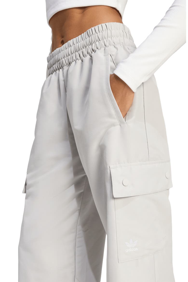Essentials Recycled Polyester Cargo Pants, Alternate, color, GREY TWO