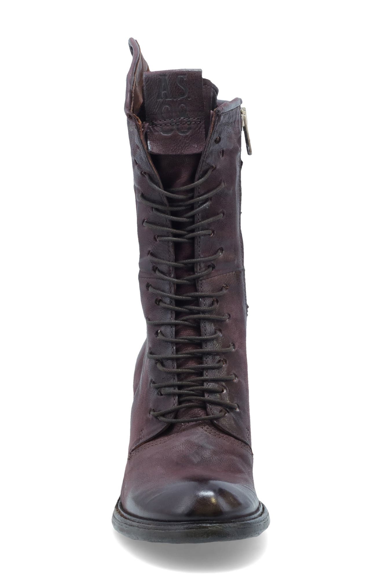 Jasper Bootie, Alternate, color, EGGPLANT
