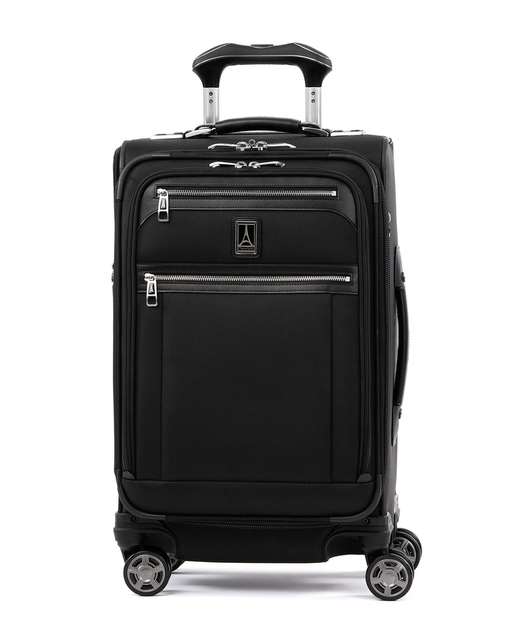 TRAVELPRO Platinum Elite Softside Expandable Carry-On 21-Inch Luggage, Main, color, Shadow Black