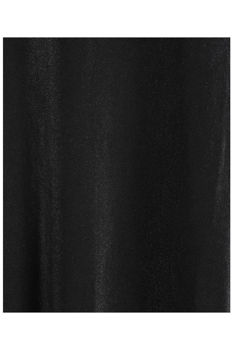 Knit Velvet Square Neck Dress, Alternate, color, Black