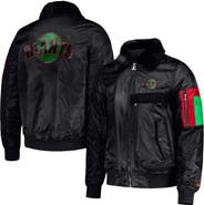 STARTER Men's Starter x Ty Mopkins Black San Francisco Giants Black History Month Satin Full-Zip Jacket