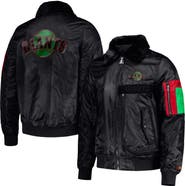 STARTER Men's Starter x Ty Mopkins Black San Francisco Giants Black History Month Satin Full-Zip Jacket
