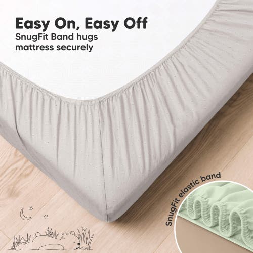 KEABABIES KEABABIES 2-PACK AEREO FITTED CRIB SHEETS 