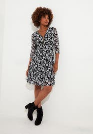 Joe Browns Lace Zip V-Neck Midi Dress