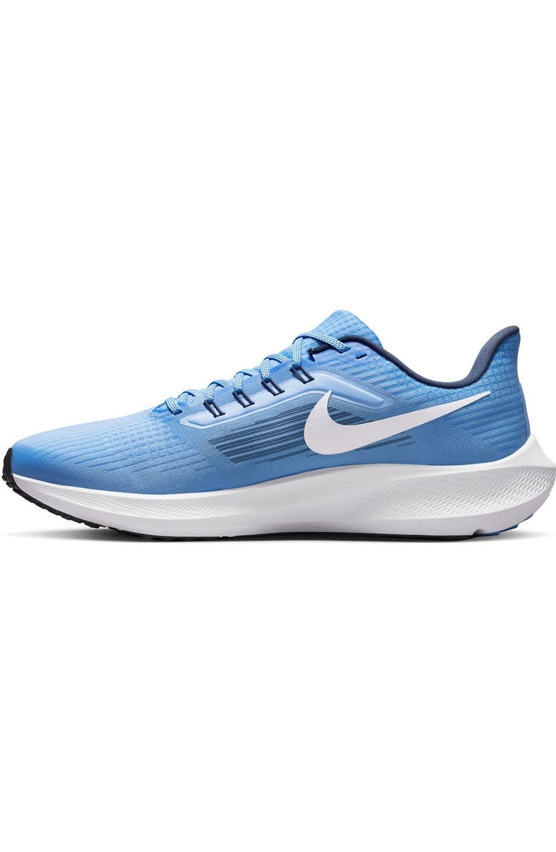 Nike Unisex Nike Carolina Blue North Carolina Tar Heels Zoom Pegasus 39 Running Shoe, Alternate, color,