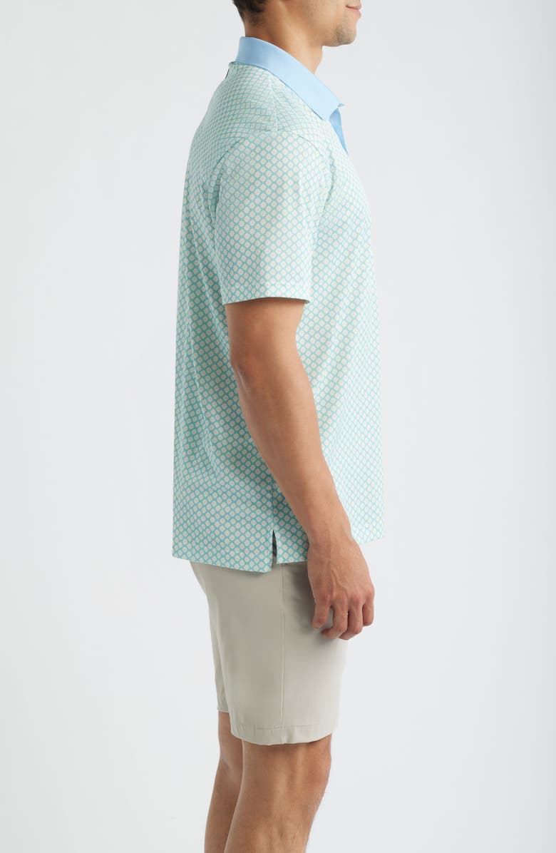 Swannies Cadence Performance Golf Polo, Alternate, color, Mint