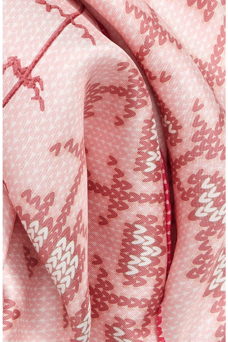 Nordique Silk Scarf, Alternate, color, POWDER