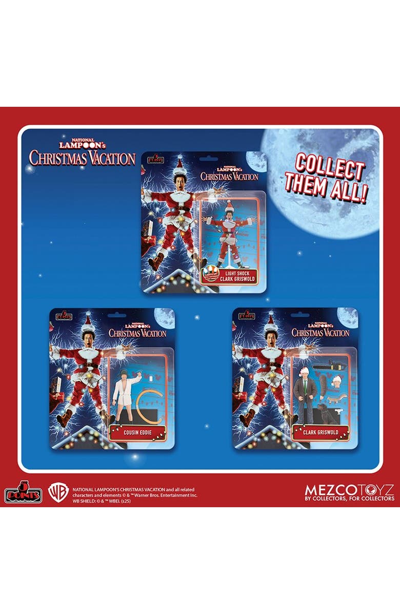 Mezco Christmas Vacation Mezco 5 Points Action Figure Complete Set, Main, color, Multi-Color