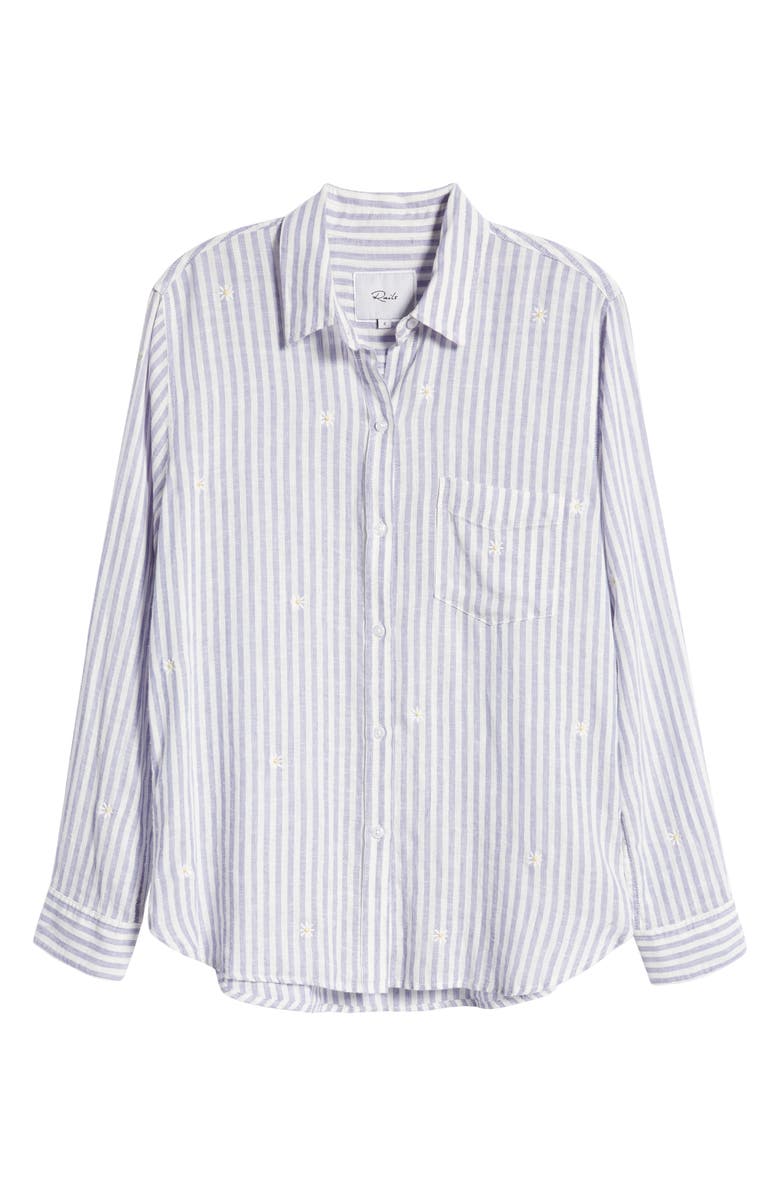 Rails Women's Charli Stripe Linen Blend Button-Up Shirt, Alternate, color,