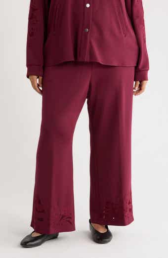 RUBY RD Novelty Scuba Knit Pants