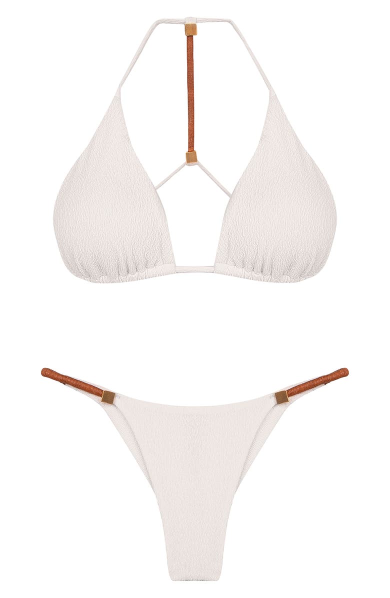 ViX Paula Hermanny Firenze Aika Double Strap Bikini Bottoms, Alternate, color,